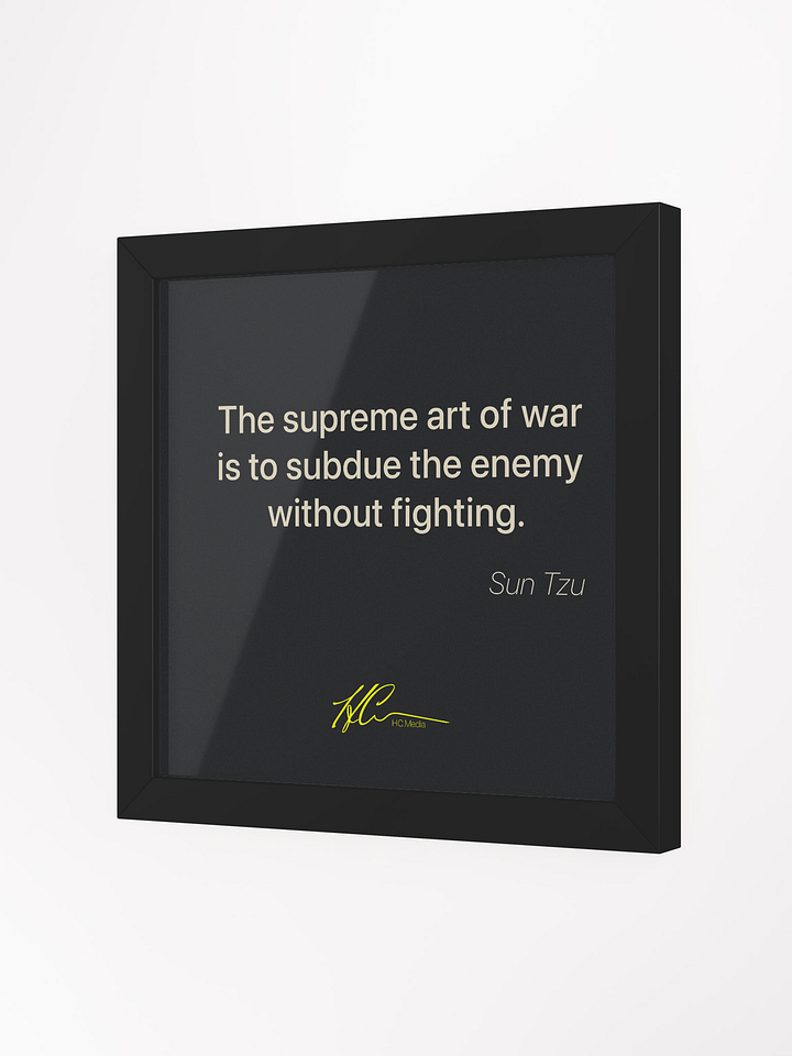 Sun Tzu Q6 - Framed Poster product image (2)