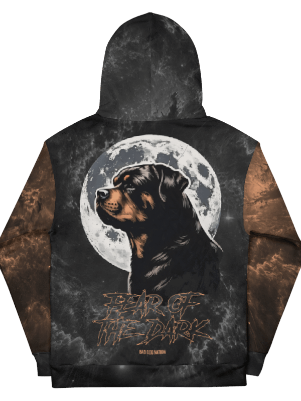 Fear of the Dark - Rottweiler - Adult All-Over Print Unisex Hoodie product image (5)