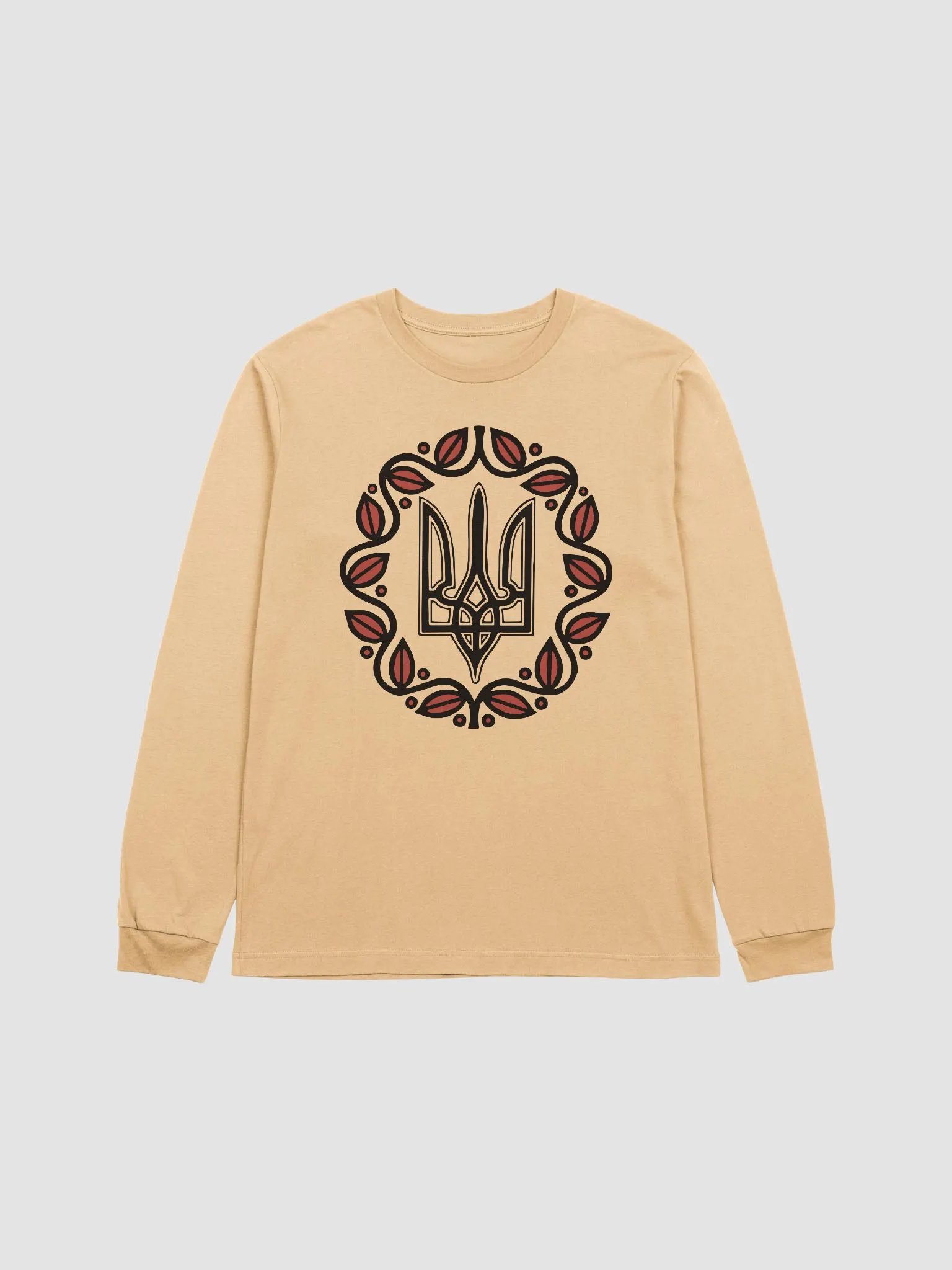 Ukrainian People's Republic Emblem (1918) Long Sleeve Color product image (1)
