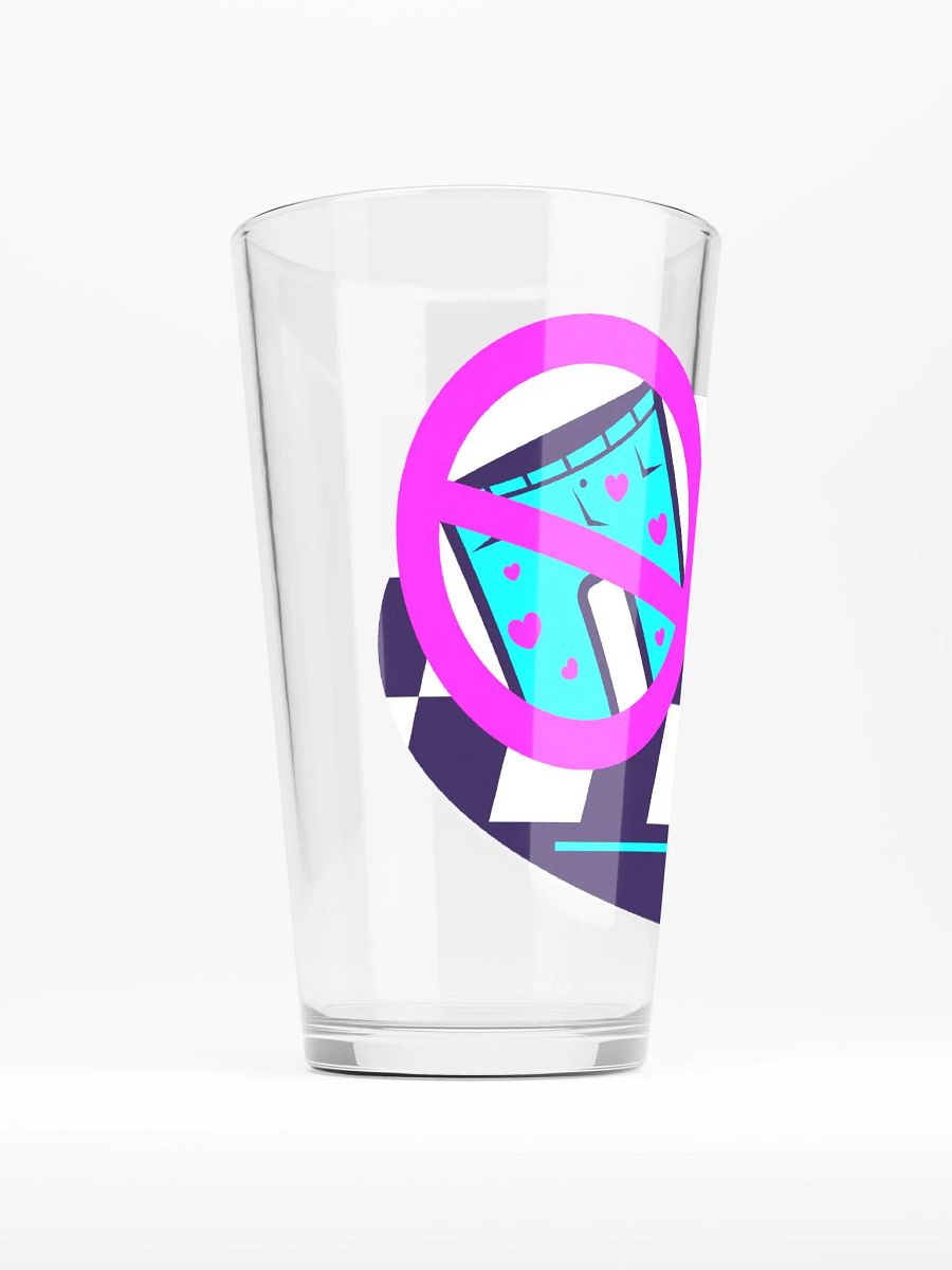 NO PANTS RACING PINT GLASS product image (2)