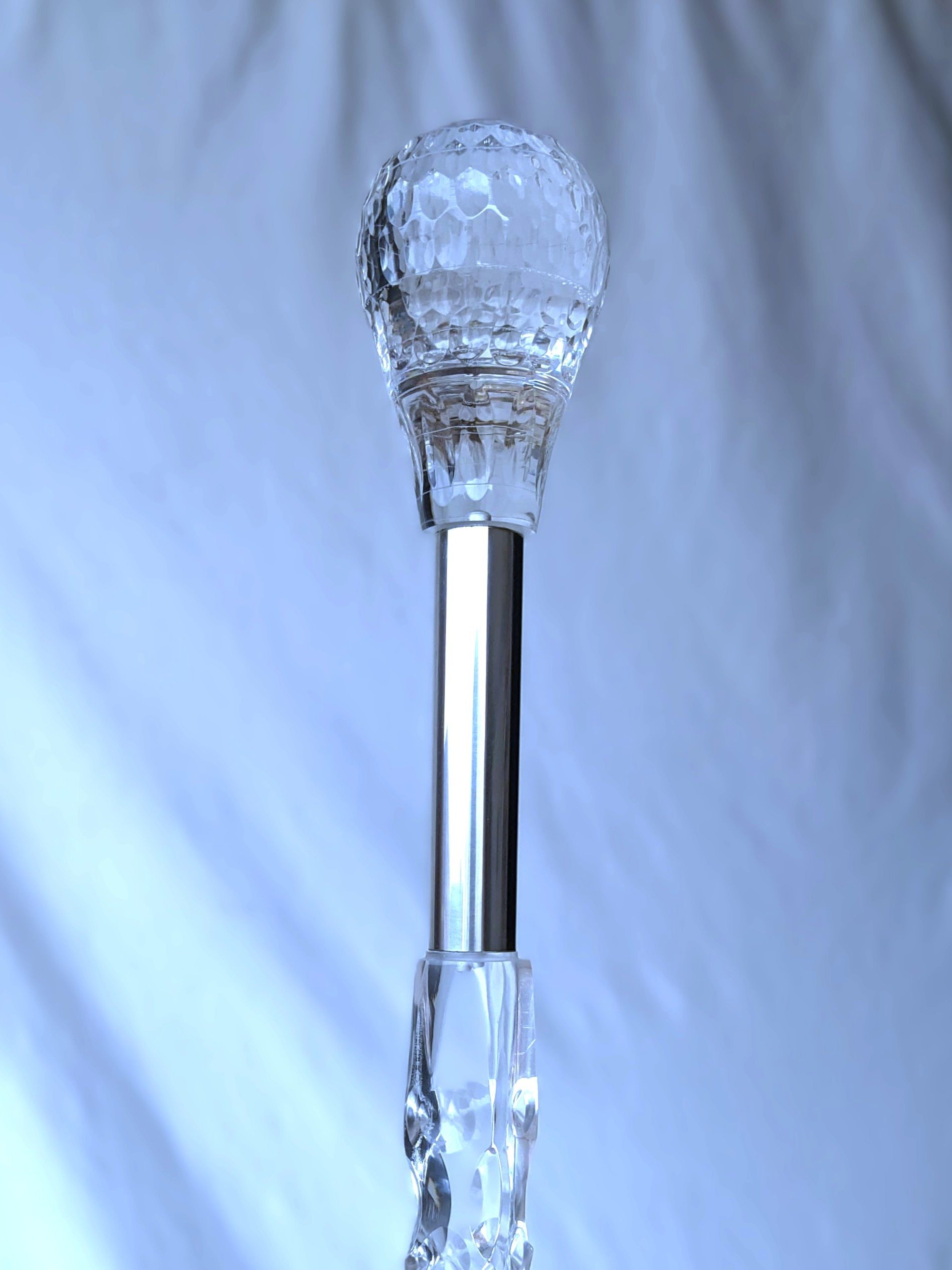 Noor-e-Khutba™ Premium Transparent Acrylic Imam Stick – 5ft Crystal Khutba Cane for Masjid, Jummah & Islamic Sermons | Durable & Elegant Design for Imams & Scholars product image (4)