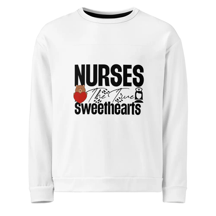 NURSES the True Sweethearts All-Over Print Sweatshirt product image (1)