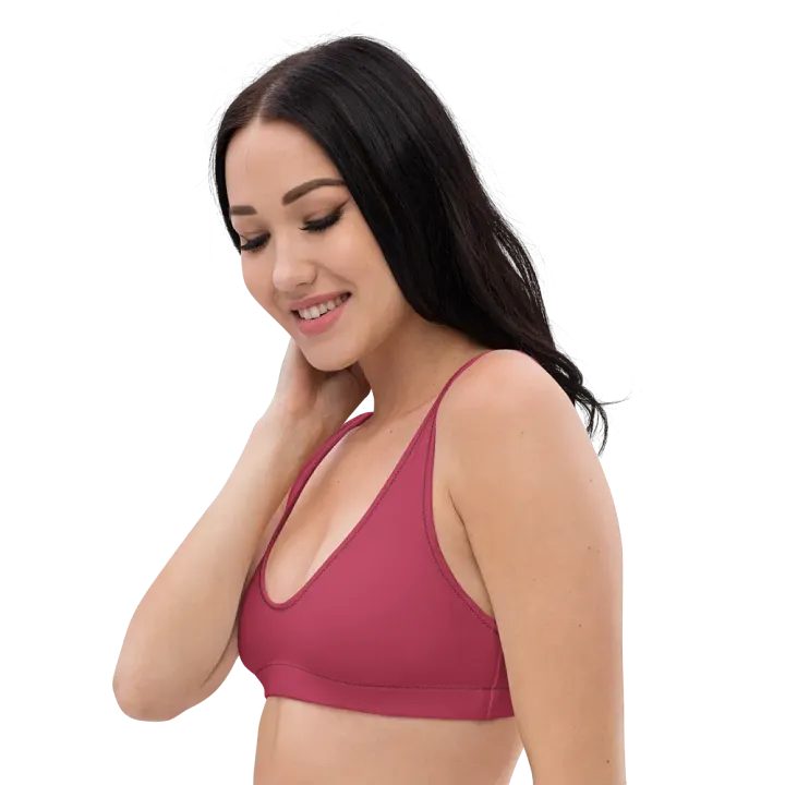 Magenta Eco-Green Padded Bikini Top product image (2)