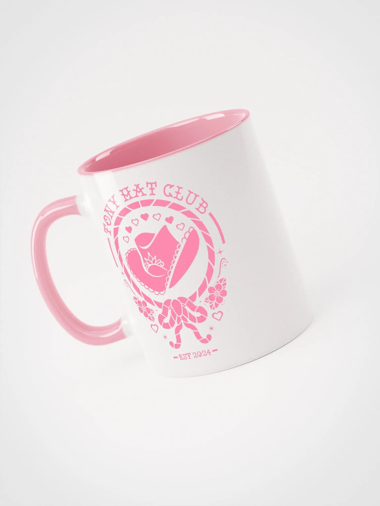 Tony Hat Club Mug (White/w Pink) product image (3)