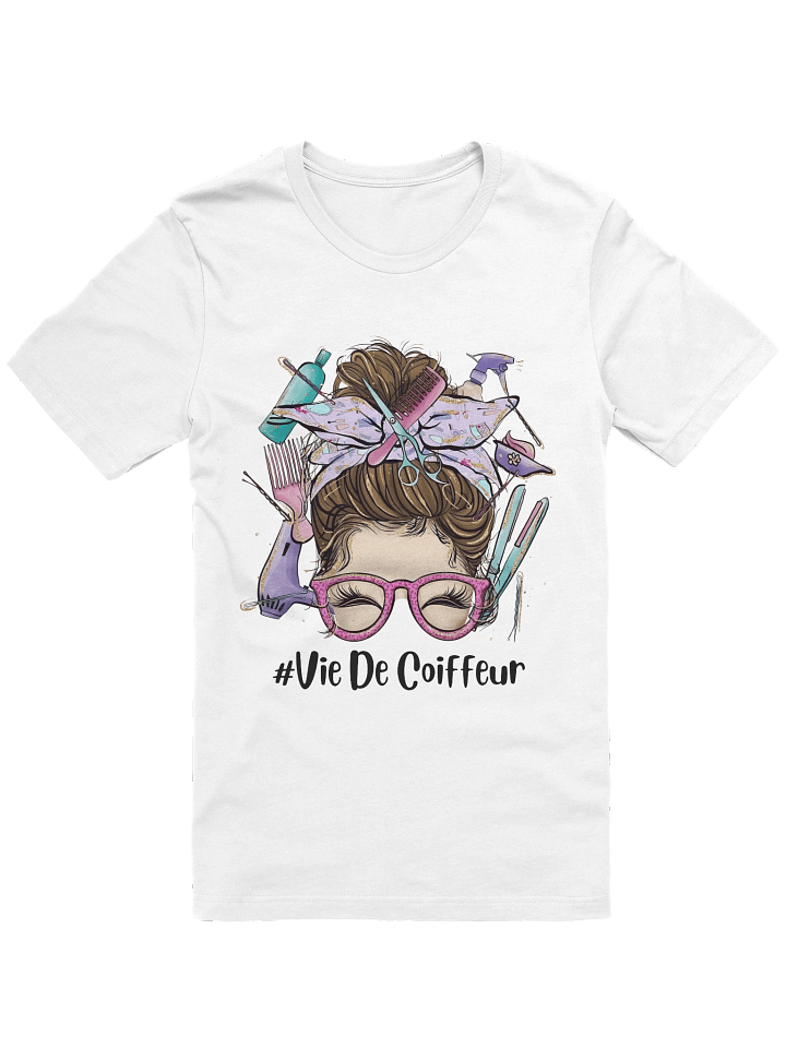 T-shirt #VieDeCoiffeur – Le Style des Passionnés de Coiffure product image (105)