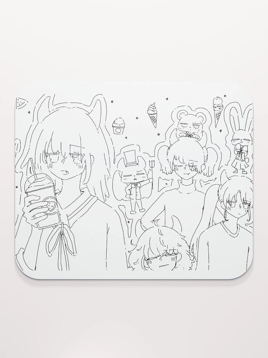 Hungry Demon & Friends Mouse Pad product image (3)