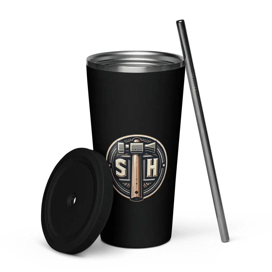 Insulated Tumbler with Straw product image (5)