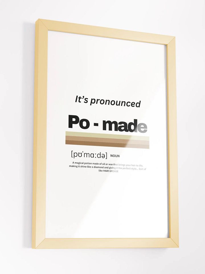 Po- Made Framed picture - 3 COLOURS product image (2)