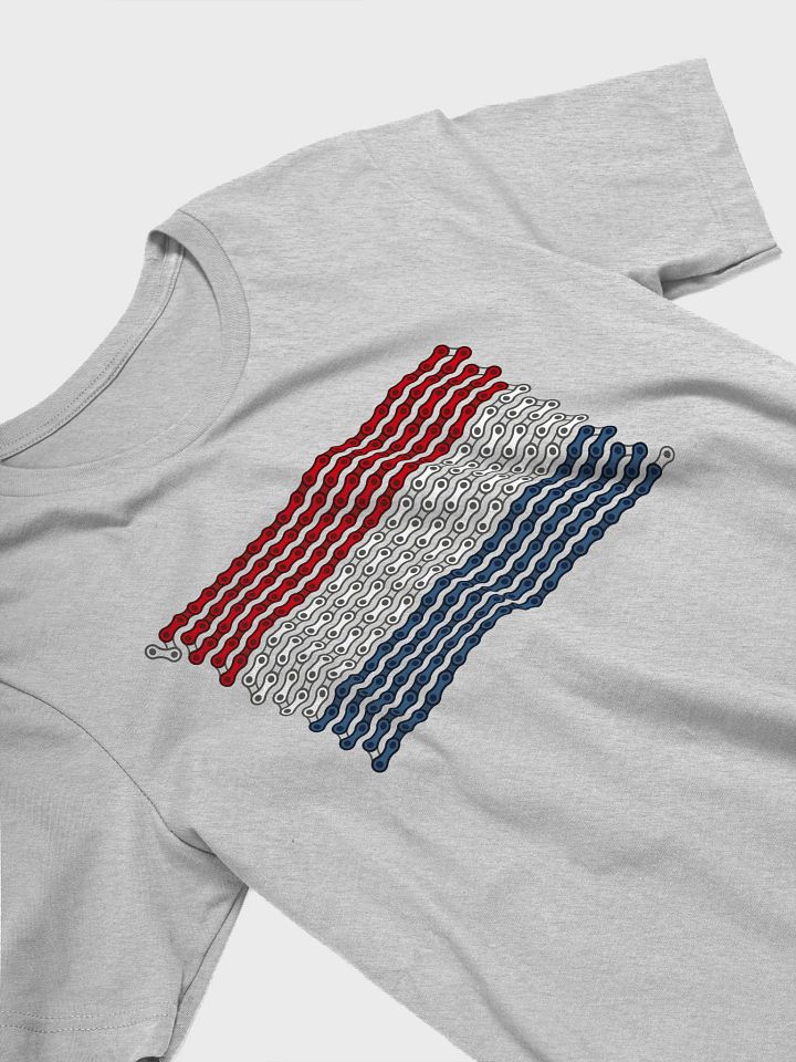 Netherlands Bike Chain Flag on Light Color Supersoft Tee product image (6)