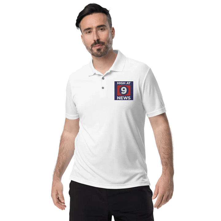 HA9N Official Logo Embroidered Premium White Polo product image (2)