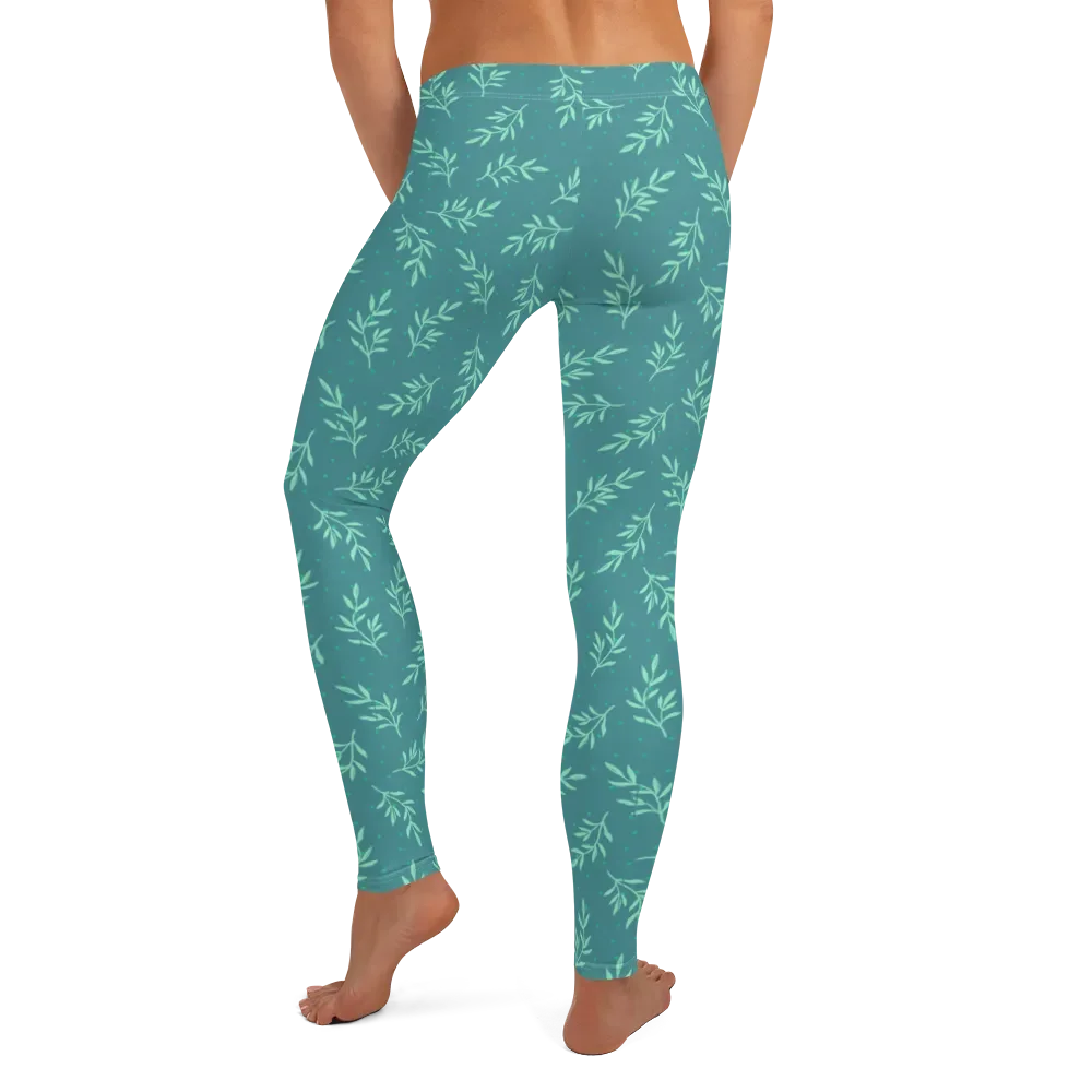 Turq All-Over Print Leggings product image (9)