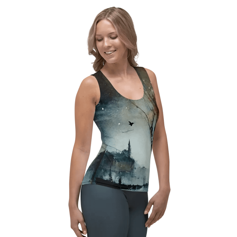 Misty Duck All-Over Print Tank Top product image (4)