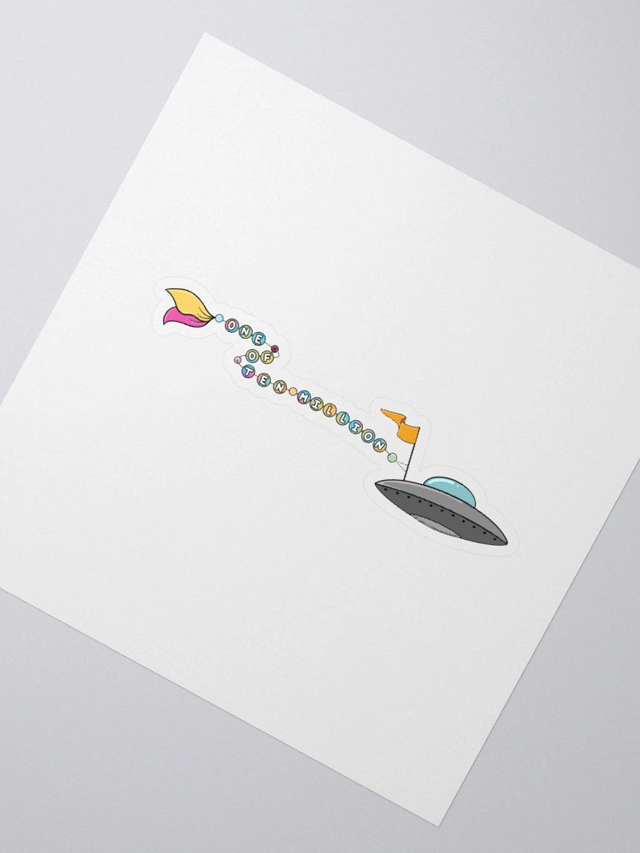 One of Ten Million Sticker product image (2)