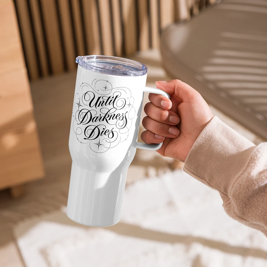 Until Darkness Dies (swirls design) Travel Mug product image (17)