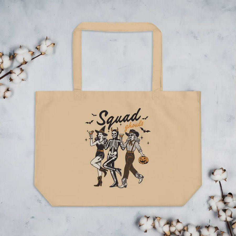 Squad Ghouls Halloween Tote Bag product image (7)