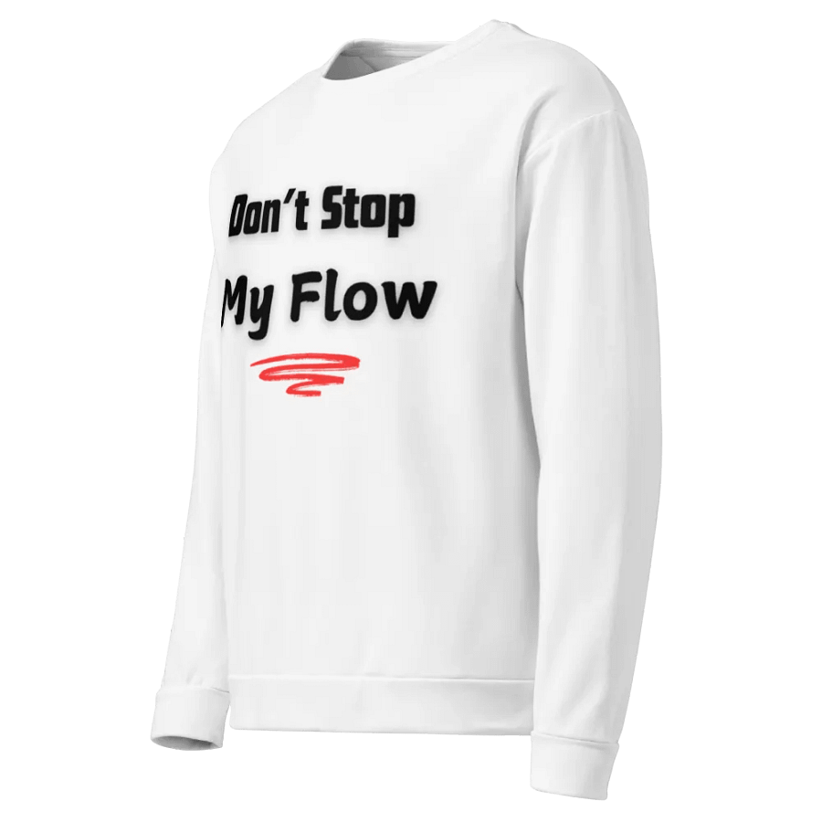 Don't Stop My Flow: White Sweater product image (3)