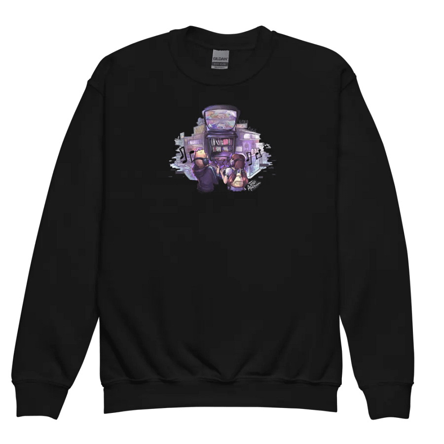 Youth Crew Neck Sweatshirt (Purple Dreams Design) product image (7)