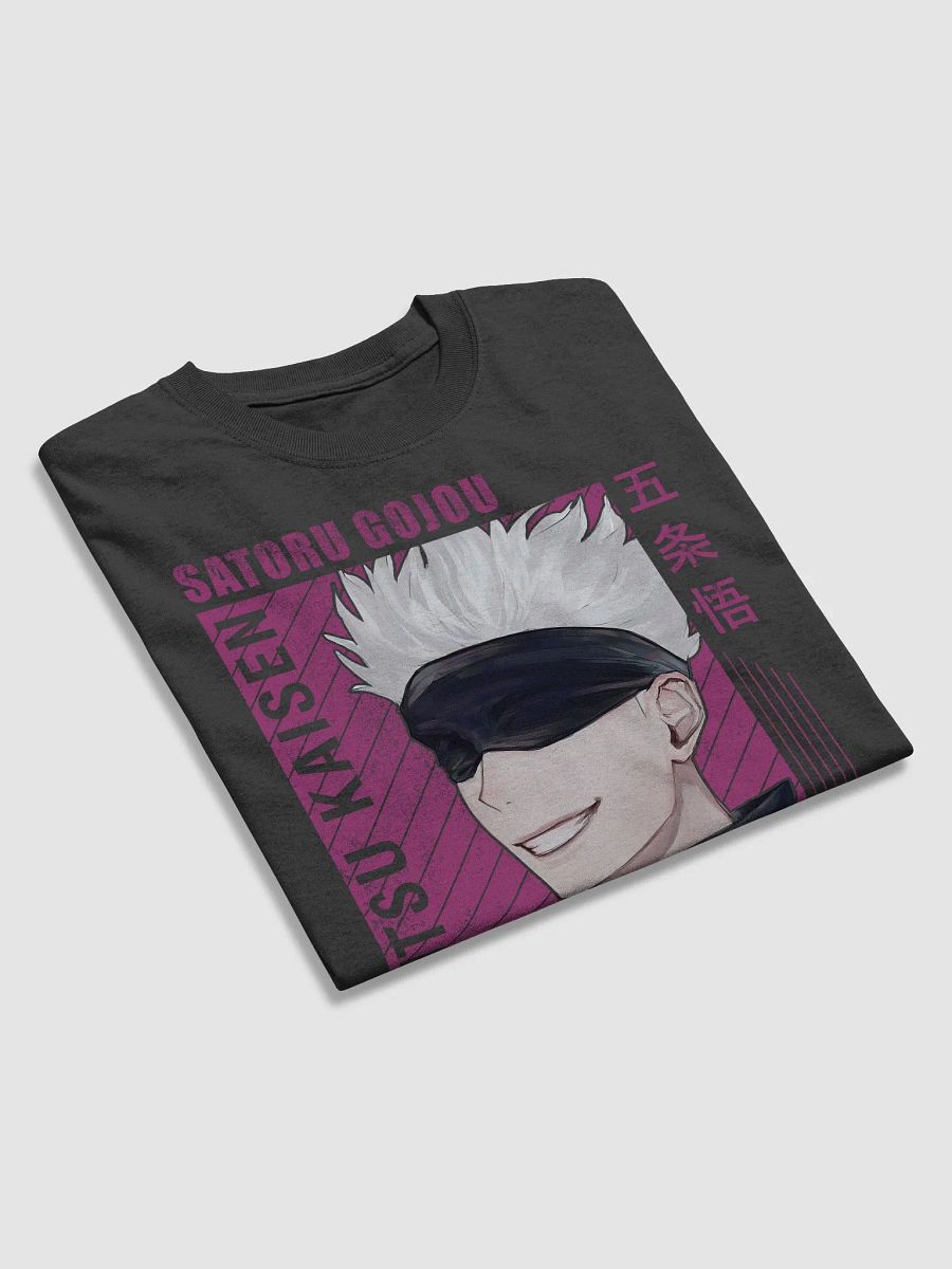 Jujutsu Kaisen Satoru Gojo Confident Smile T-Shirt – Gildan Heavyweight product image (3)