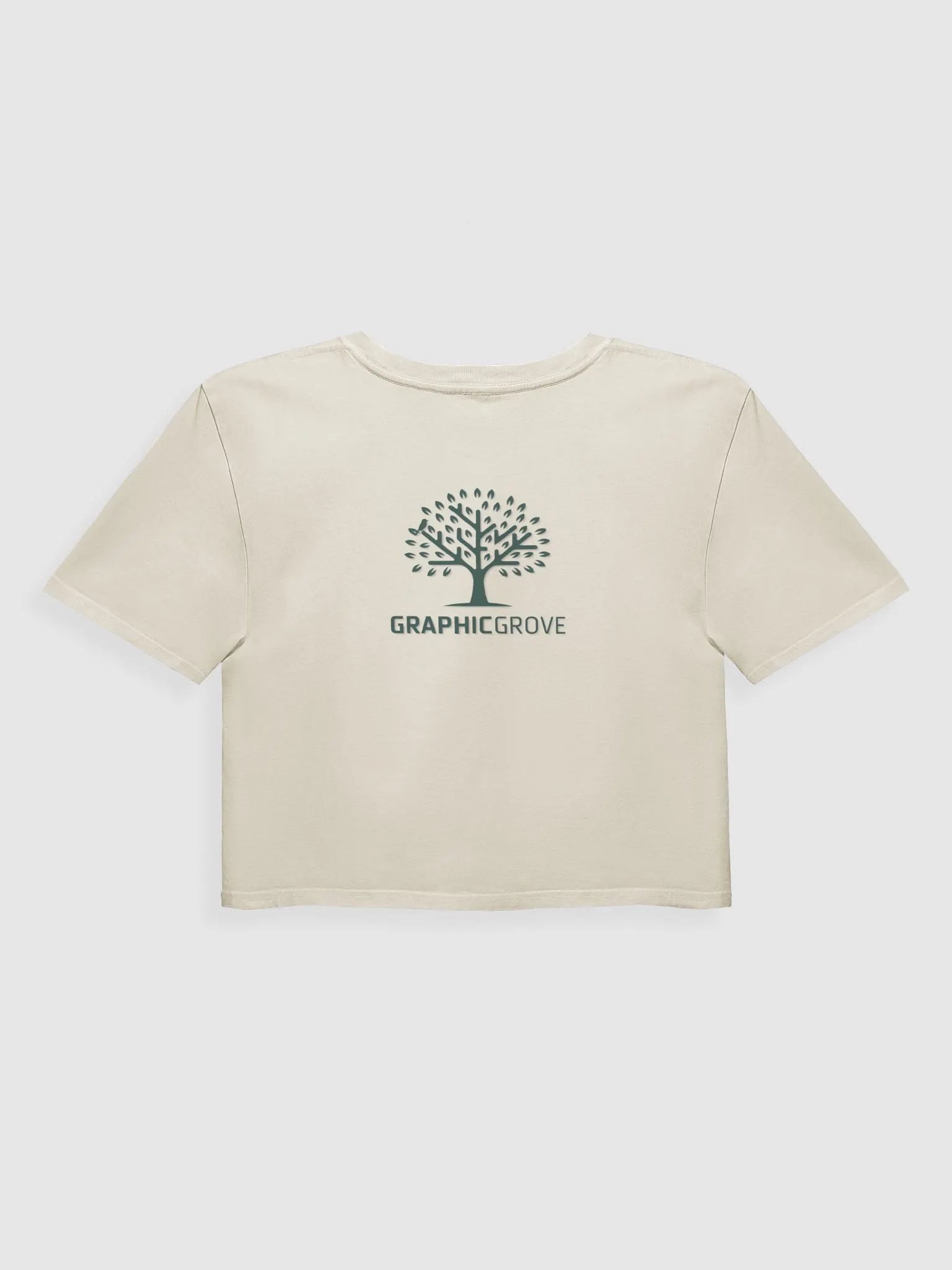 TDS Music - Women's Premium Cotton Crop Top with Graphic Grove Tree Design product image (3)