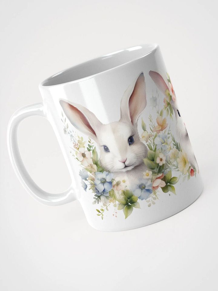 Floral Wonderland White Glossy Mug product image (2)