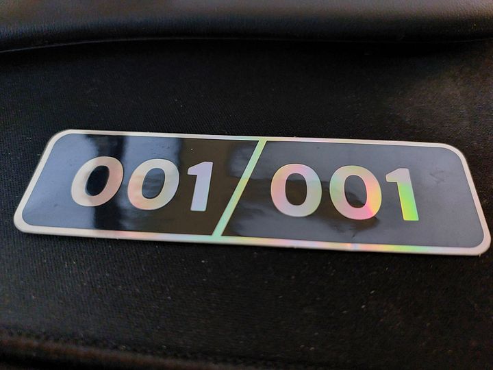 The 001/001 Sticker product image (2)