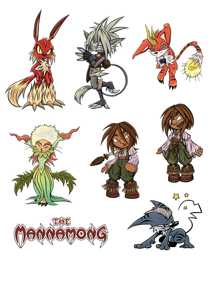 The Mannamong Sticker Pack #1