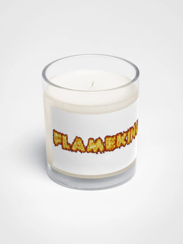 Soy Wax Candle In A Clear Glass Jar product image (2)