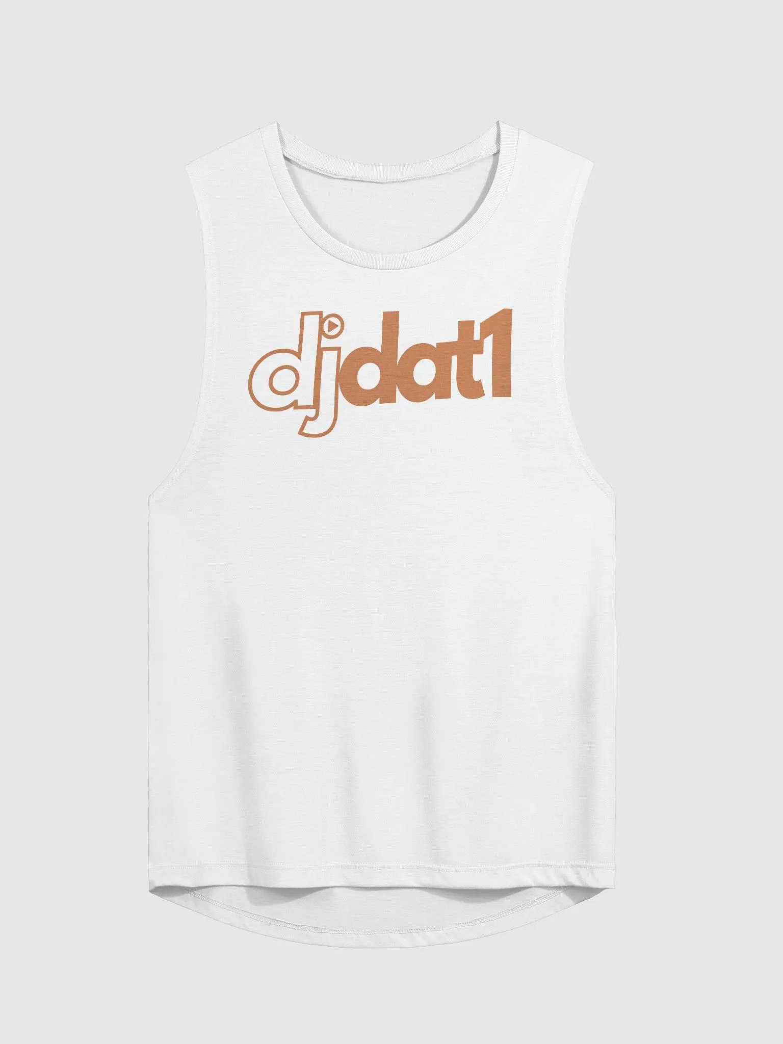 [DJDAT1] Women's Flowy Muscle Tank (mango logo) product image (1)