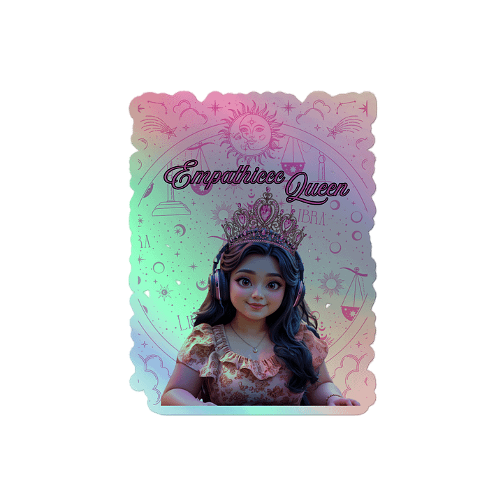 Empathiccc Queen Holographic Sticker Sheet product image (2)