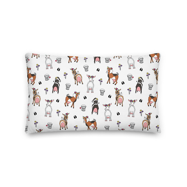 Whimsical Goat Premium Pillow product image (2)