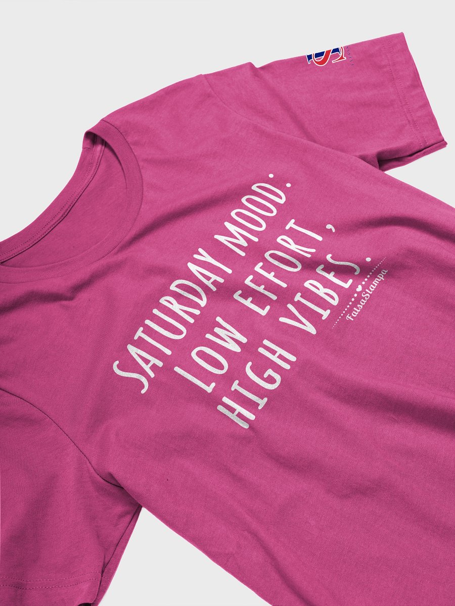 Saturday Low Effort Ideas Pixelated T-Shirt product image (4)