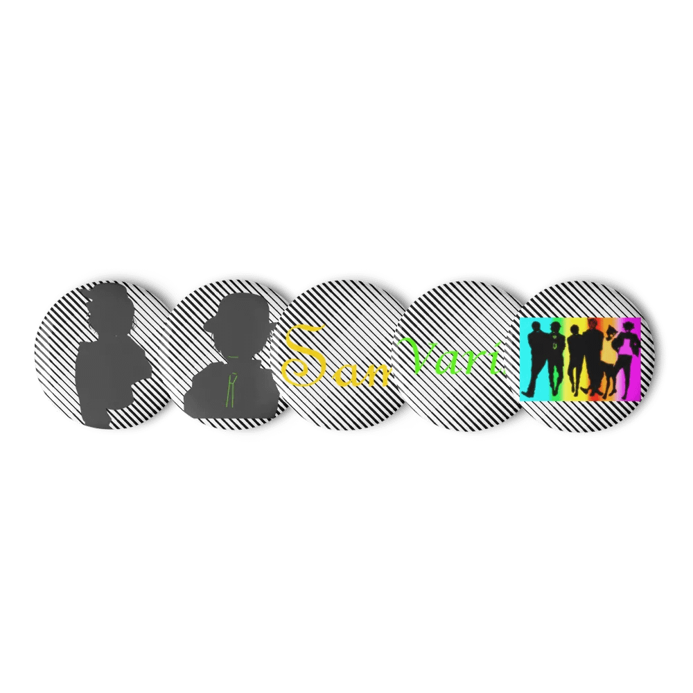 Shadow Buttons - Set of Pin Buttons product image (3)