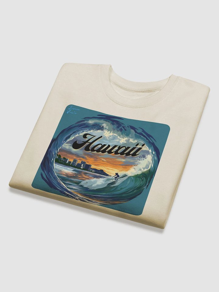Jimee Vic’s Waikiki Sunset Surfer Crewneck Sweatshirt product image (1)