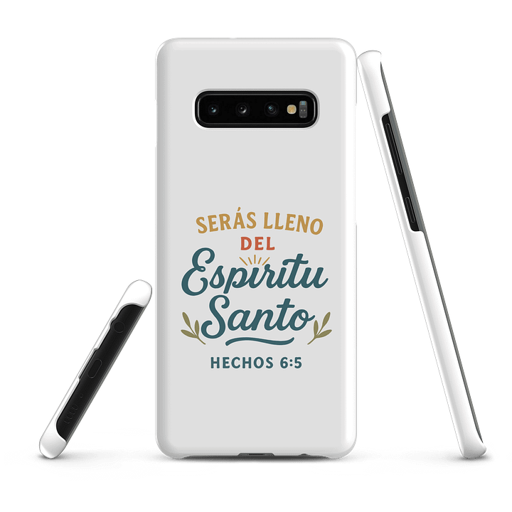 Samsung® Snap Case – “Serás Lleno del Espíritu Santo” – Spanish Acts 6:5 product image (5)