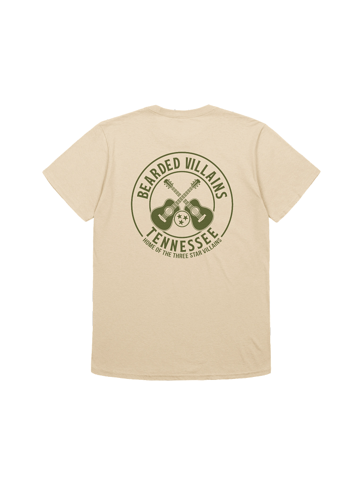 TSV Bearded Villains Tennessee “Tactical Grit Alternate” T-Shirt | Military Green on Combat Desert, Brown or Black | Rugged Brotherhood Strength & Everyday Utility product image (6)