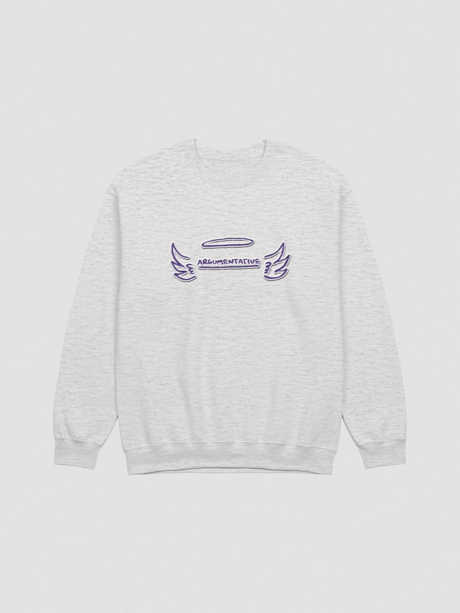 ANGELIC (lg. purple bubble design) embroidered crewneck product image (28)