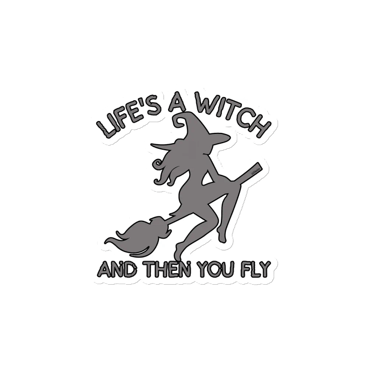 LIFE'S A WITCH AND THEN YOU FLY product image (2)