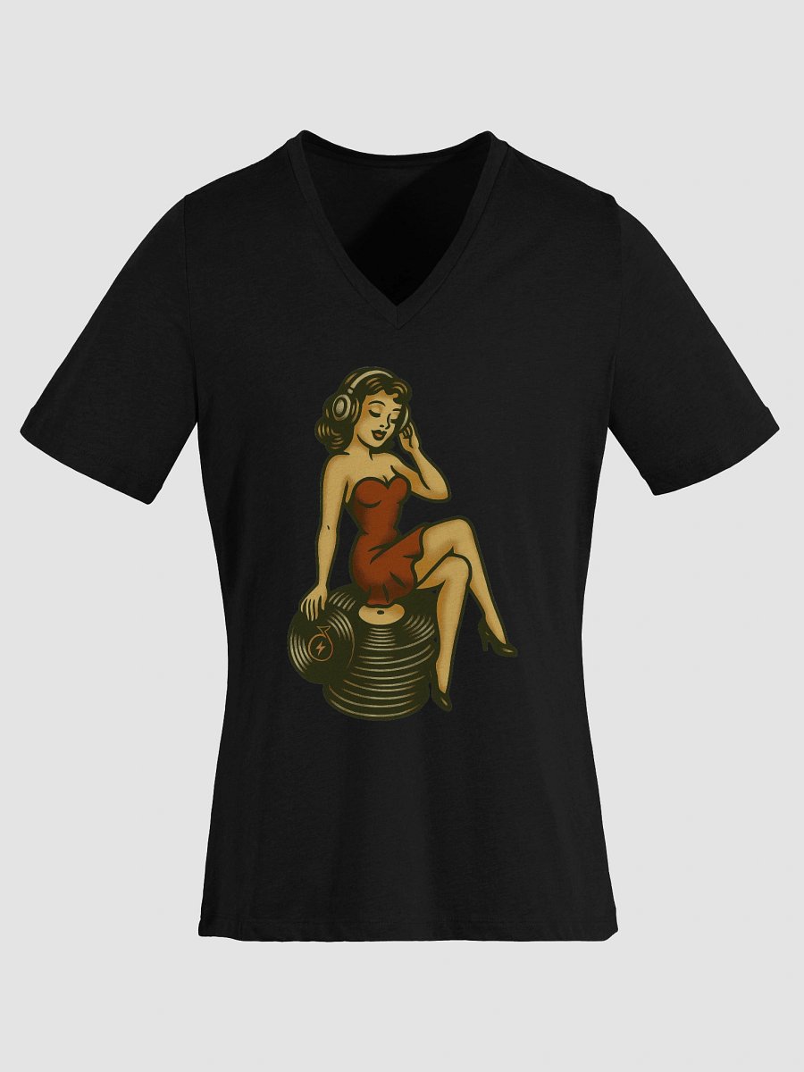 Pin-Up DJ V Neck Tee product image (15)
