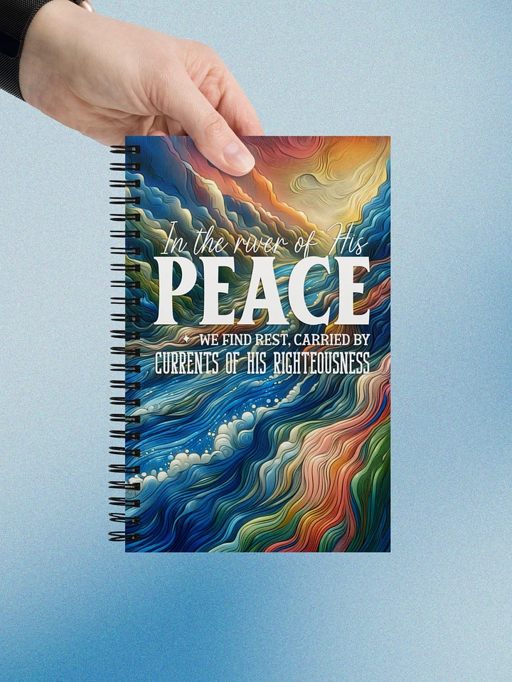 Christian Peace Spiral Notebook product image (1)