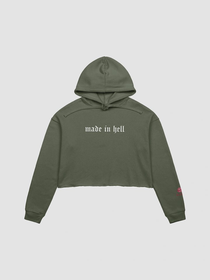 made in hell Cropped Hoodie product image (1)