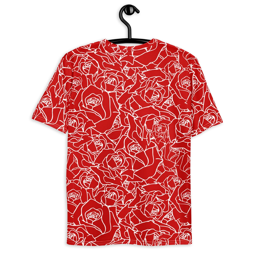 Loads of Roses · red-white crew neck t-shirt product image (9)