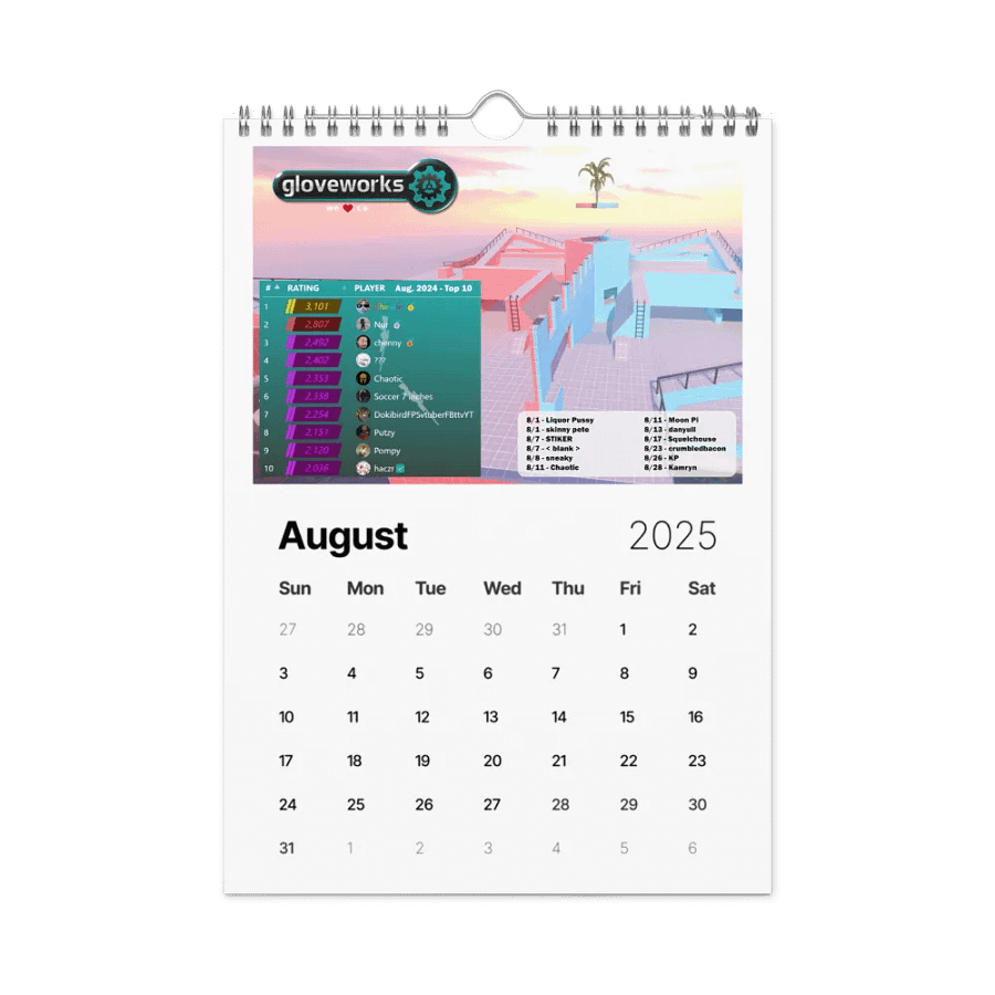 gloveworks calendar 2025 product image (2)