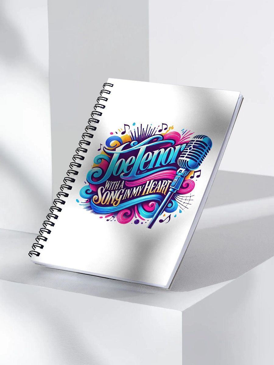 JoeTenor Spiral Notebook product image (3)