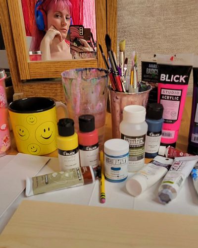 Feeling inspired 🎨 🖌 Stay tuned. #expedition33 #clairobscur #ClairObscurExpedition33 #fineartpainting #acrylicpainting #paint...