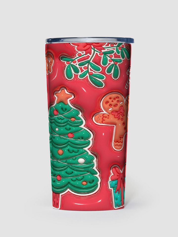 Cherry Red Christmas Treats Stainless Steel Tumbler product image (1)