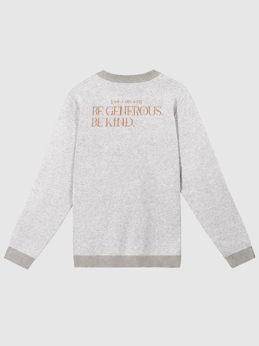 Be Kind Plaid Crewneck Sweater product image (7)