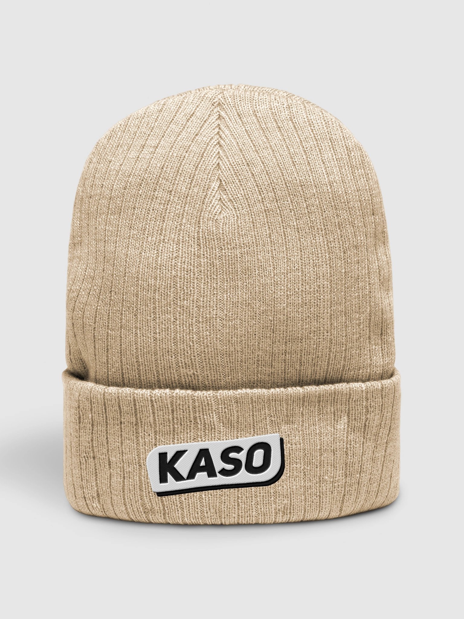 KASO Classic Atlantis Ribbed Knit Beanie product image (1)