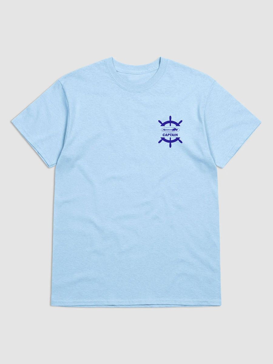 American Tug Captain - T-Shirt - Light Shirt w/Blue Logo product image (3)