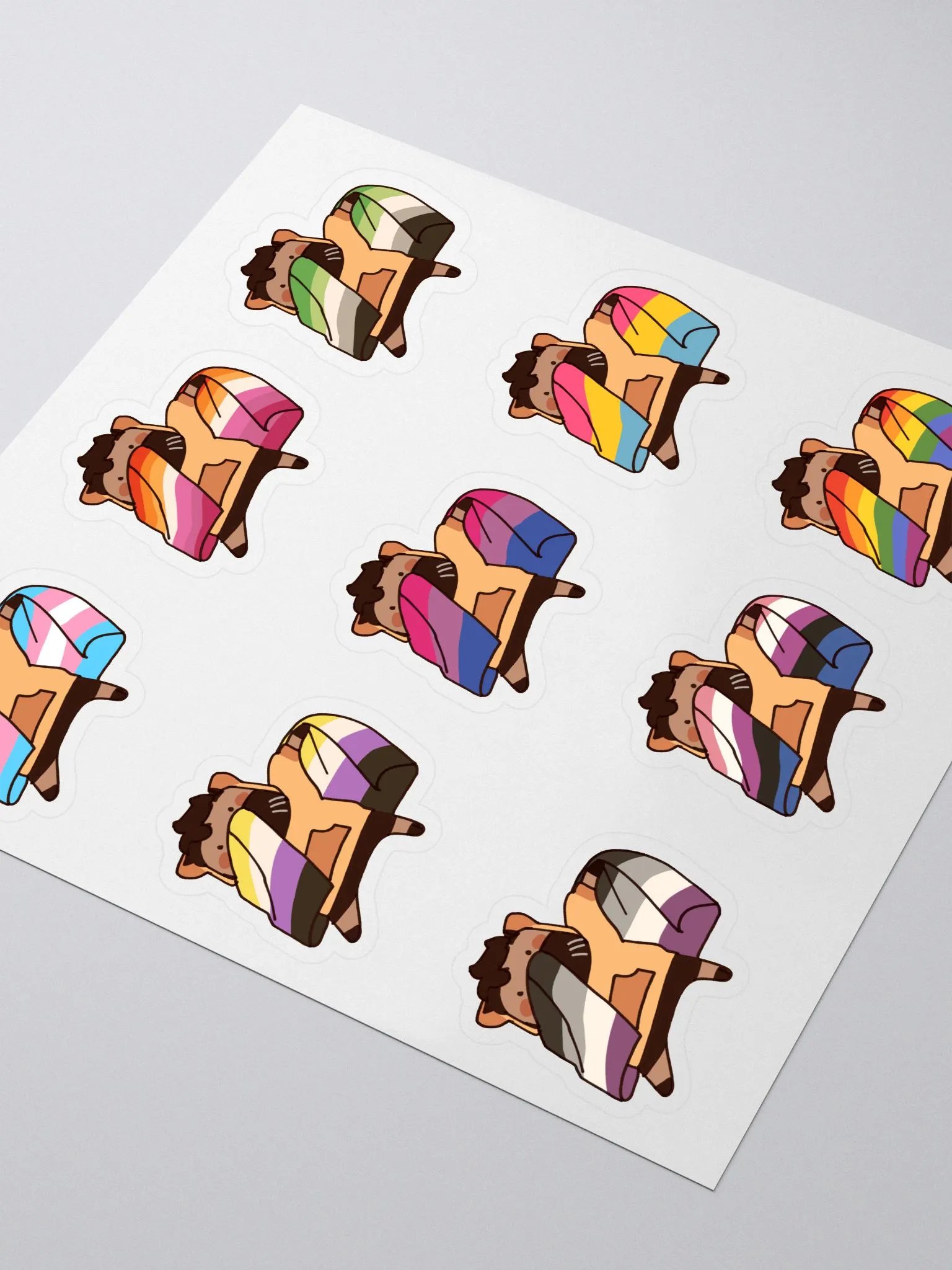 wolfy pride stickers :D product image (3)