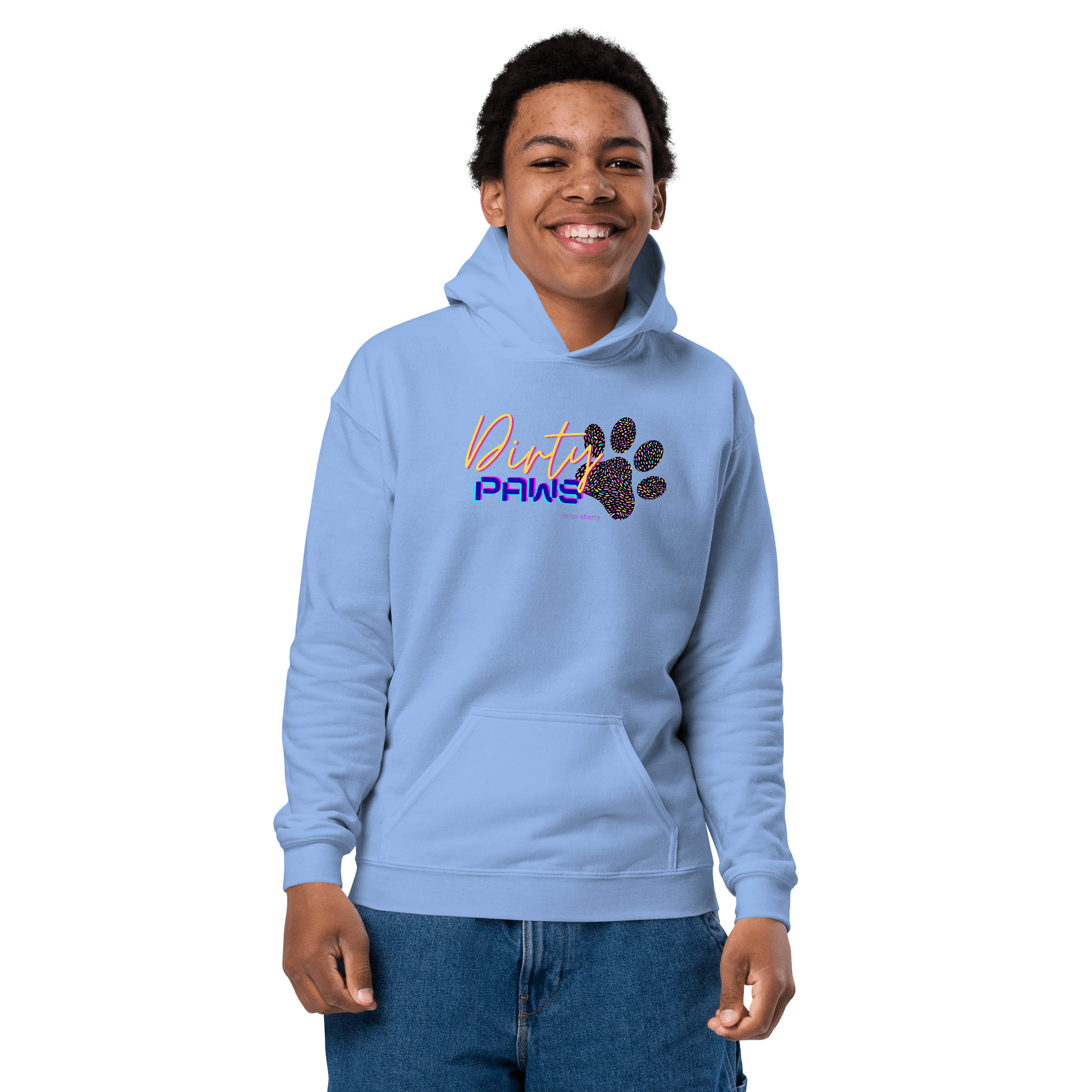 Dirty Paws Hoodie - Blue Youth product image (2)